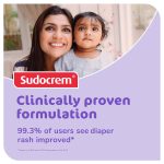Sudocrem Diaper Rash Cream for Baby's Skin, Triple Action Diaper Rash Paste that Soothes, Treats and Protects, 15.29% Zinc Oxide Cream - 4.4oz (125g) - Image 4
