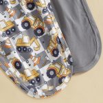 Merqwadd Baby Sleeper Gown Boy Girl 2-Pack Knotted Gown Newborn Nightgown with Hat Set Infant Sleepwear Pajamas - Image 5