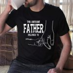 NAZENTI Personalize Best Grandpa Dad Ever Shirt - Custom Fist Bump Papa Father w Kid Name T-Shirt S-4XL Hoodie Sweatshirt - Image 3