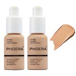 2 Pack PHOERA Foundation 104 Buff Beige Makeup,Full Coverage Foundation for Women and Girls - Image 2