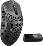 ARBITER Akitsu 8K Carbon Fiber Composite Gaming Mouse - Ultra-Light 38g, Wireless, 26k DPI, USB-C Fast Charging, 60Hr Battery Life, 8k Polling Rate, PIXART 3395 Sensor, LCD Display - Image 2