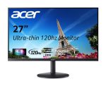 Acer SB273 G0bi 27" IPS Full HD (1920 x 1080) Ultra-Thin Zero-Frame Gaming Office Monitor | Adaptive-Sync Support (FreeSync Compatible) | Up to 120Hz Refresh | 1ms (VRB) | Tilt | HDMI & VGA Ports - Image 2