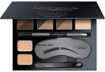 Aesthetica Brow Contour Kit 16-Piece Eyebrow Makeup Palette Set 6 Eyebrow Powders, 5 Eyebrow Stencils, Spoolie/Brush Duo, Tweezers, Eye Brow Wax, Highlighter - Unique Gifts For Women For Her Birthday - Image 2