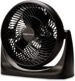 Amazon Basics Air Circulator Fan, Desk Fan for Bedroom, Home and Office, With 90-Degree Tilt Head, 3 Speed Settings, Lightweight (4.2 LBS), 70 Watts, Black, 14.8"Wx7.6"Dx14.1"H - Image 2
