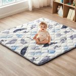 Baby Play Mat 50"x50", Non-Slip Baby Mat for Floor, Soft Thicker, Portable Playmat, Crawling Mat for Babies, Toddlers & Infants to Play and Learn - Image 2