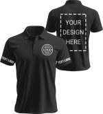Custom Golf Polo Shirts for Unisex Adult, Design Your Own Golf Jersey Personalized Gifts 4 Sides Printed - Image 2