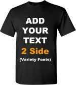 Custom T Shirts Add Your Text Customized Tee Shirts for Men & Women Cotton Personlized Tshirt - Image 2