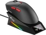 DAREU AE7 Pro Wireless Gaming Mouse with Charging Dock, 62g Right-Handed Mouse, 30K DPI Custom P3950 Sensor, 8 kHz Polling, Tri-Mode connectivity,6 Programmable Buttons - Image 2