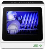 EUHOMY Countertop Dishwasher Portable with 6 Programs, 5L Built-in Water Tank for Apartments & RV, 167℉ High-Temp, No Hookup Needed, Mini Dishwasher with Baby Care, Air Dry/Quick/ECO/Fruit/Normal Mode - Image 2