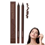 Eyeliner Pencil, Long Lasting Smudge-Proof Professional Eyeliner, Smooth and Easy to Apply, Effortlessly Create Any Look (Chocolate Color) - Image 2