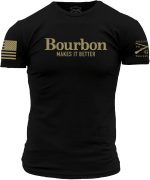 Grunt Style Bourbon Makes It Better Men's T-Shirt - Image 2