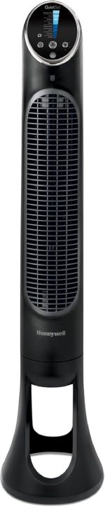 Honeywell QuietSet Whole Room Tower Fan-Black, Oscillating Tower Fan with Remote, HYF290B - Image 2