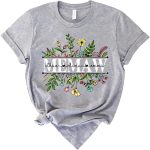 IZI POD Custom Grandma Mimi Mom Shirt Kid Name, Personalized Shirt for Women, Mimi Shirt for Grandma, Nana, Gigi, Granny - Image 2