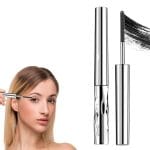 Iron Wand Mascara, 2026 New Waterproof Quick Drying Curling Mascara, 3D Curling Eyelash Iron Mascaras, Black Washable, Long Lasting Smudge-Proof Tubing Mascaras Volumizing & Lengthening (Brown) - Image 2