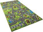 Kids Carpet Playmat Rug City Life Great for Playing with Cars and Toys - Play Learn and Have Fun Safely - Kids Baby Children Educational Road Traffic Play Mat for Bedroom Play Room Game Safe Area - Image 2