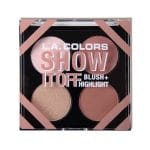L.A. COLORS Show It Off & Shape It Up Palette, Show it Off Blush & Highlight CFP637 - Image 2