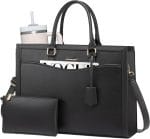 LOVEVOOK Laptop Tote Bag for Women, Office Work Bag Briefcase fit for 15.6 inch Laptop, Large Capacity Teacher Bag Handbag - Image 2