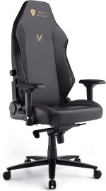 Large Ergonomic Gaming Chair, Big & Tall Computer Chair with 4D Armrests, Magnetic Headrest, Adjustable Lumbar Support, Reclining Office Chair for Home & Gaming Room, Black PU, Regular - Image 2