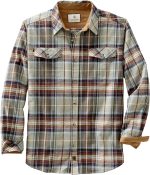 Legendary Whitetails Mens Flannel Shirt Long Sleeve Button Down Relaxed Fit - Image 2