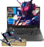 Lenovo LOQ RTX 5060 Gaming Laptop, 15.6" FHD 144Hz, AMD Ryzen 7 250, 32GB DDR5 RAM, 1TB PCIe M.2 SSD, Backlit Keyboard, Bundle with Laptop Cooler BDL, Wi-Fi 6, Windows 11 Home, Grey - Image 2