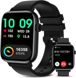 Smart Watch for Men - 1.90" HD Touch Screen Smartwatch, Bluetooth Call, Fitness Tracker with 120+ Sport Modes, Heart Rate & Sleep Monitor, IP68 Waterproof Smart Watches for Android & iPhone, Black - Image 2