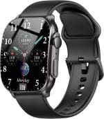 Smart Watches for Women Men Bluetooth Call, 2.01" AMOLED Curved Display Smart Watch with 100+ Workout Modes, Fitness Watch with Heart Rate/Sleep Monitor, IP68 Waterproof Smartwatch for Android iOS - Image 2