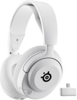 SteelSeries Arctis Nova 5P Wireless Multi-System Gaming Headset — White — Neodymium Magnetic Drivers — 100+ Audio Presets — 60 HR Battery — 2.4GHz or BT — Gen2.X Mic — PS5, PS4, PC, Switch, Mobile - Image 2