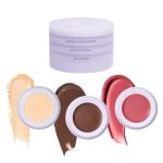 Subtl 3-in-1 Makeup Stack – Cream Bronzer, Powder Highlighter & Lip Glaze for On-the-Go Touch Ups – Lightweight, Travel-Friendly, Blendable Balm (Dark/Truffle) - Image 2
