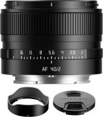 TTArtisan 40mm F2 Lens, AF 40mm f/2 E Full Frame Auto Focus Lens for Sony Cameras A5000 A5100 A6000 A6100 A6300 A6400 A6500 A6600 (for Sony) - Image 2