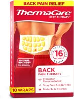 ThermaCare Advanced Back & Hip HeatWraps, Long-Lasting, Disposable Heat Therapy for Lower Back Pain, Muscle Soreness, & Herniated Discs, Drug-Free (L-XL, Pack of 10) - Image 2
