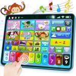 Trilingual Learning Toy Tablet with Music & Sound, Montessori Speech Musical Therapy Toys, Gifts for Boy, Girl, Baby, Toddler, for Age 1, 2, 3 Year Old (12-18 Months) - Image 2