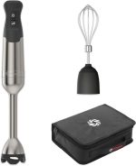Vitamix 5-Speed Immersion Blender 3-Piece Bundle with Whisk Attachment and Storage Case, Professional-Grade Hand Blender with 625-Watt Motor and Stainless-Steel Blade, Stainless Steel/Black - Image 2