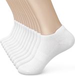 Women's Ankle Cotton Socks - Low Cut Athletic Running Soft Thin No Show White Socks With Tab 6 Pairs - Image 2