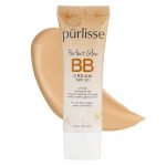 pūrlisse Perfect Glow BB Cream with SPF 30 - Matte Meets Dewy Finish - Enriched with Goji & Hawthorn Berry to Help Improve Skin Texture & Radiance - Light Medium (1.4 oz) - Image 2
