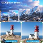 5K Video Camera Camcorder, 10X Optical Zoom 48MP UHD 30FPS Vlogging Camera for YouTube, Photography Recorder Camera with 270° 3" Rotation Screen, Microphone, Stabilizer, Remote Control - Image 4