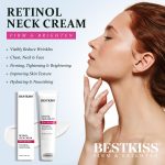 Retinol Neck Cream for Tightening and Firming: Anti Aging Reduce Neck Lines Wrinkles Fine Lines with Roller Applicator - for Face, Neck & Chest 1.7 OZ/50g - Image 3
