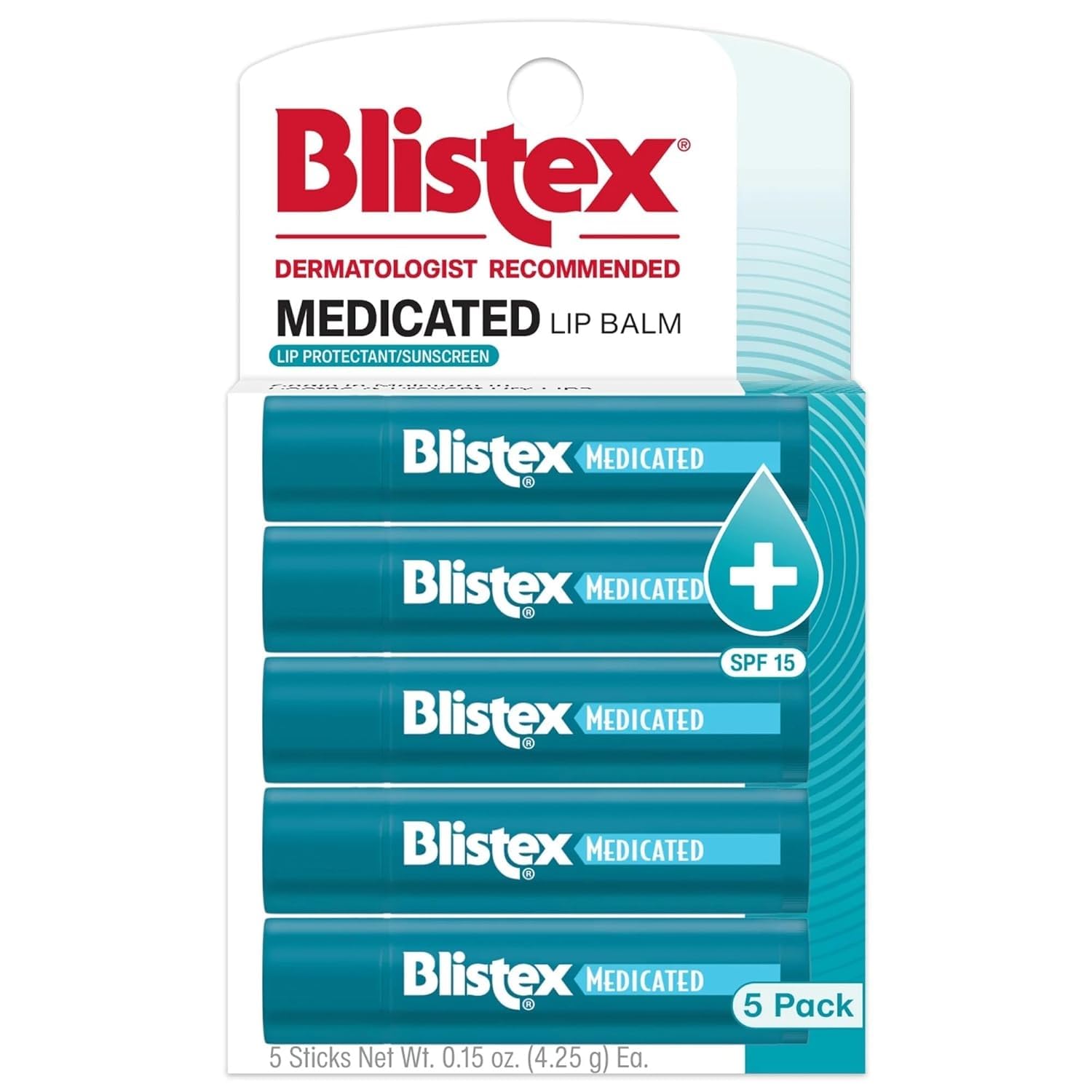 Blistex Medicated Lip Balm, 0.15 Ounce, Prevent Dryness & Chapping, SPF 15 Sun Protection, Seals in Moisture, Hydrating Lip Balm, Easy Glide Formula for Full Coverage, 1 Pack - Image 2