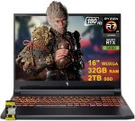 acer Nitro V 16 AI Gaming Laptop 16" WUXGA IPS 180Hz AMD Zen 4 Octa-Core Ryzen 7 260 32GB RAM 2TB SSD GeForce RTX 5050 (Up to 421 AI Tops) Backlit Win11 w/ICP Hub - Image 2
